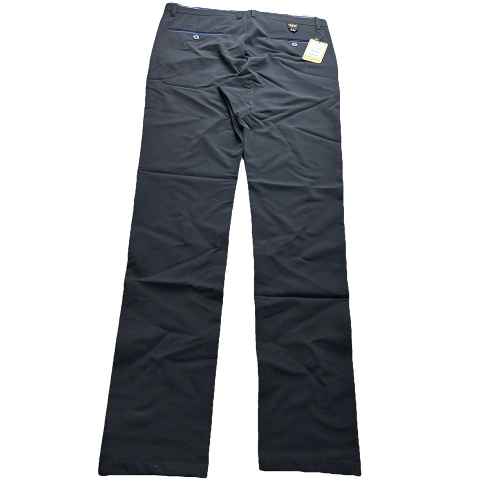 Plaid & plain 34x34 pants 7108 black Pilot Flight Airplane‎